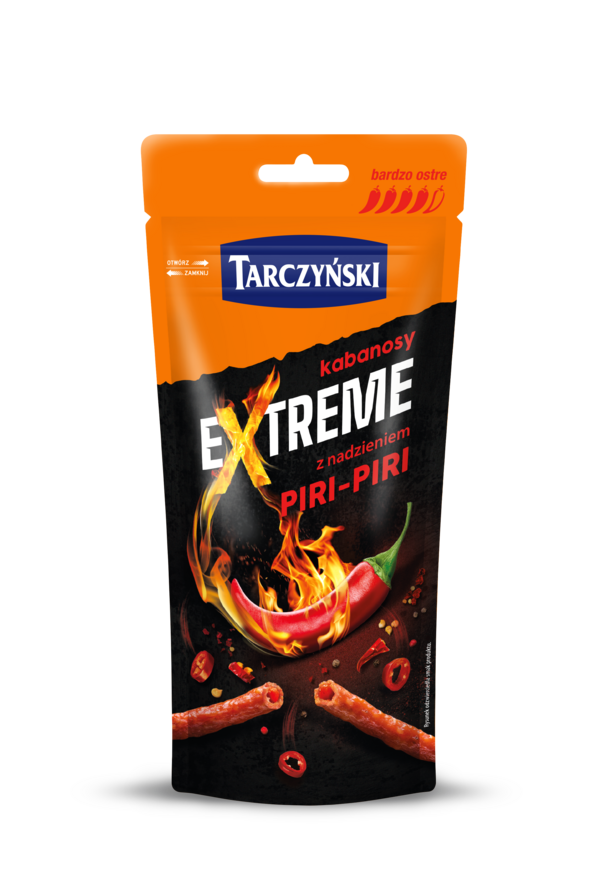Kabanosy Extreme z nadzieniem piri-piri