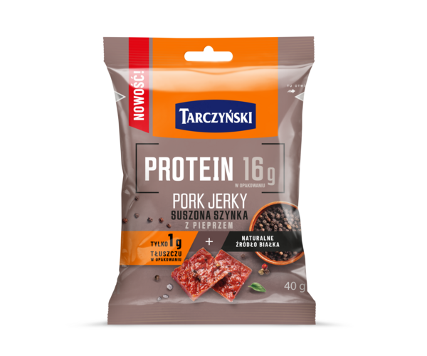 Tarczyński Protein Pork Jerky z Pieprzem