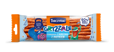 Gryzzale Mini Kabanosy z Kurczaka z Indykiem