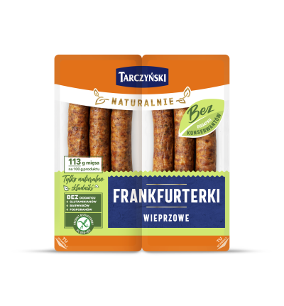Frankfurterki bez dodatku konserwantów