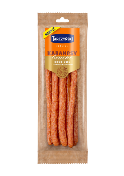 Kabanosy Kruche Drobiowe z Wieprzowiną