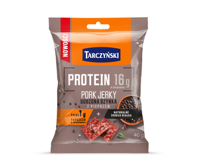 Tarczyński Protein Pork Jerky z Pieprzem