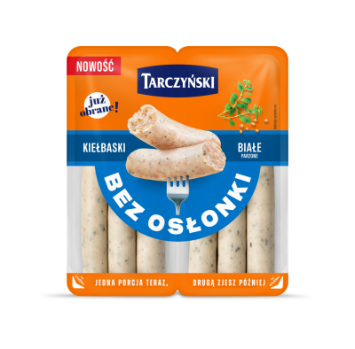 Kiełbaski bez osłonki Białe