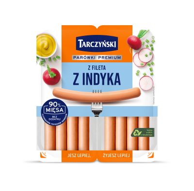 Parówki z fileta z indyka