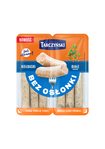 Kiełbaski bez osłonki Białe